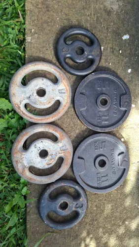 26kg de anilhas 