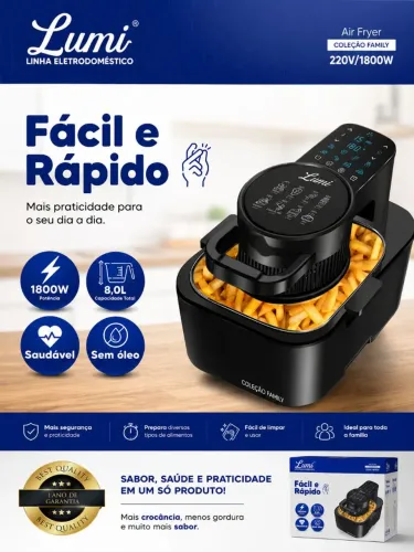 Air fryer 8 litros