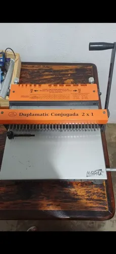 Encadernadora Duplamatic Conjugada 2x1