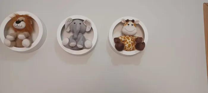 Nichos e pelúcias Safari