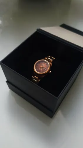 Relógio Orient Feminino Automático 559rg010 N1rx Rose Gold