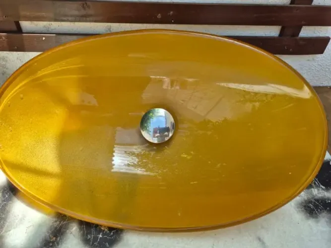 Cuba de vidro Banheiro Canoa 46x31