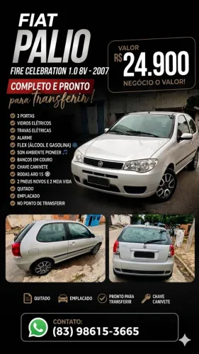 Fiat Palio Celebration 1.0 Fire Flex 8V 4P 2007