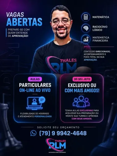 Aulas Particulares Matemática 