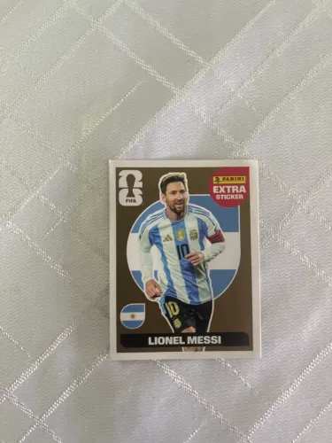Card Dourado Lionel Messi 