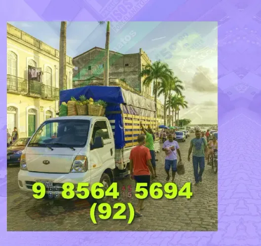 Frete rápido para sua mudança em Manaus! Ligue: 92?9?8564?5694 e contrate!