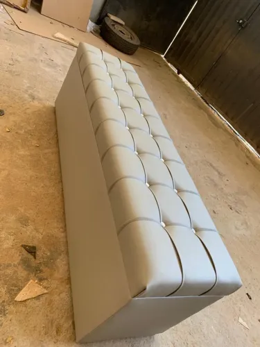 Puff Baú e Recamier (fabricação própria). Beleza e espaço para organizar sua casa ?