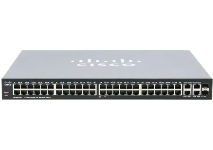 Switch Gerenciado Cisco SG300 52 de 52 portas Gigabit + 2Sfp