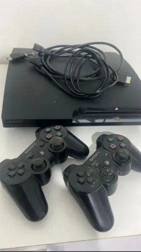 Ps3 slim 2 controles cheio de jogos 