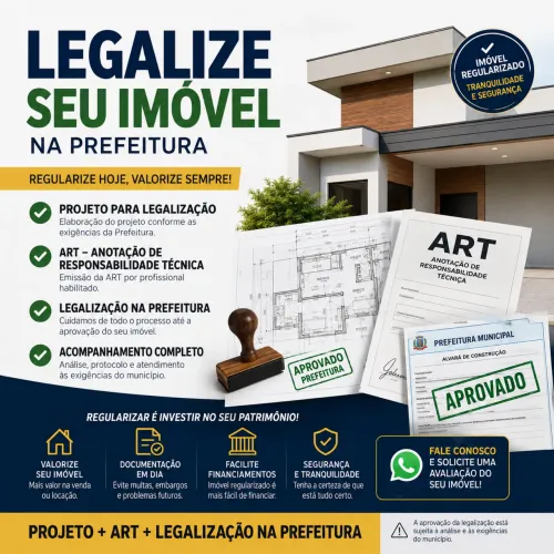 LEGALIZE SEU IMÓVEL NA PREFEITURA!