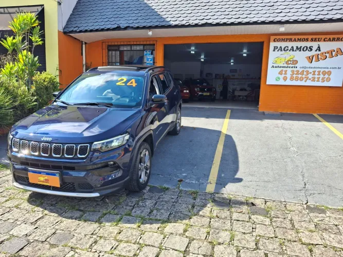 Jeep Compass Long. T270 1.3 TB 4X2 Flex 2024 aut. 2 Dona financio e troco