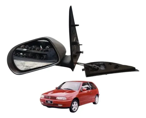 Retrovisor Manual Gol 1995 A 1998 Esquerda