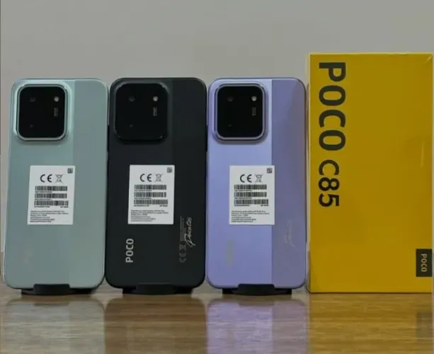 Poco C85 4G 256/8 Preto Verde Lilás R$1.099,00 A VISTA LACRADO