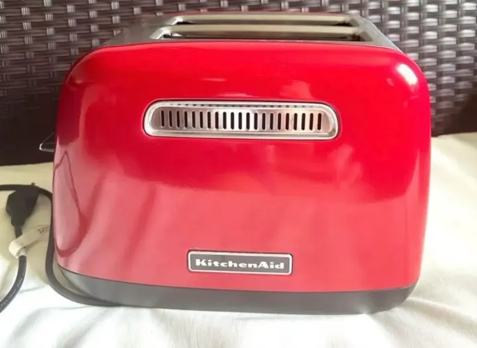 Torradeira 2 fatias kitchenaid seminova Vermelha 