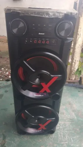 Caixa amplificada 1900w Amvox
