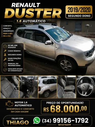 Renault Duster Dynamique 1.6 Flex 16V Aut. 2020