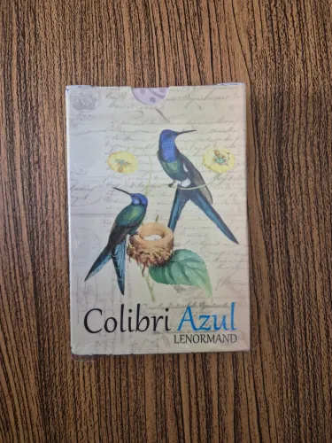 Baralho Cigano Colibri Azul Lenormand - novo lacrado