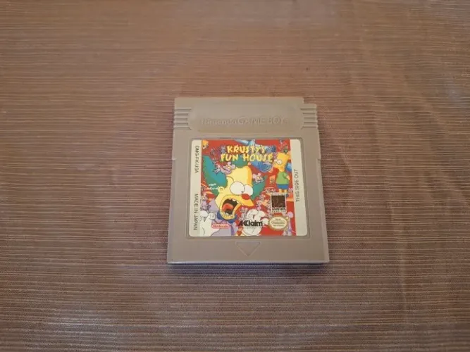 Cartucho Krusty's fun house game boy original