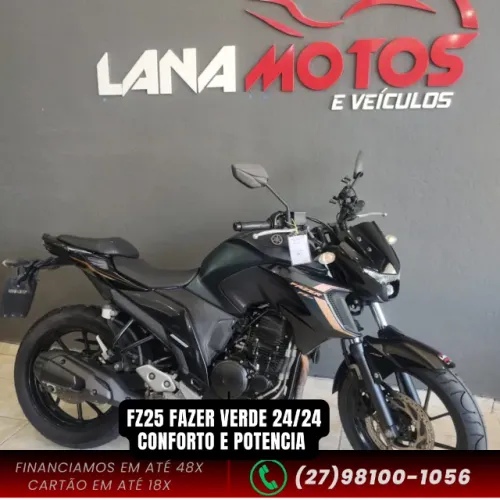 FZ25 fazer verde  24/24-  Super conservada, excelente para deslocamento diário e viagens 