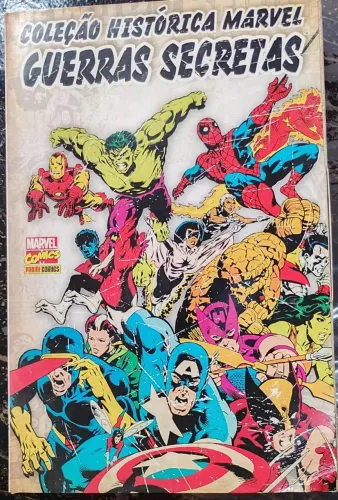 Hq Coleção Histórica Marvel Guerras Secretas Volumes 1 Ao 4 + Box Panini (usado)