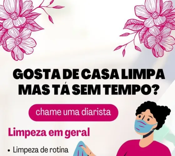 Faxineira finais de semana