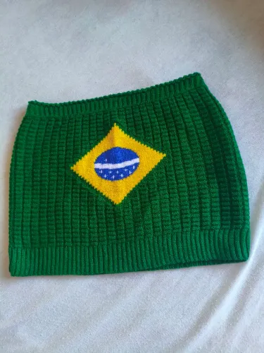 Top tomara que caia verde Brasil