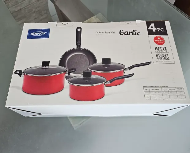Conjunto de Panelas Brinox (Novo Lacrado)