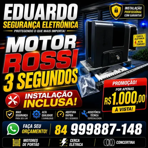 Motor de Portão Rossi 