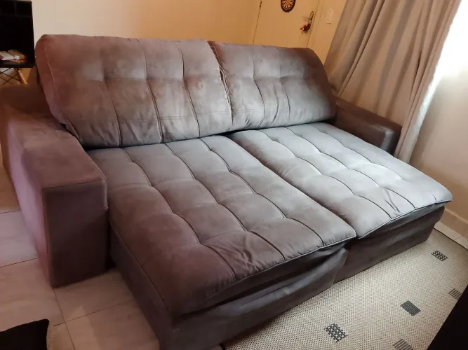 Sofá retrátil enorme até 5 pessoas