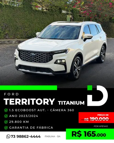 Ford Territory Titanium 1.5 Gtdi Ecobo. AUT 2024