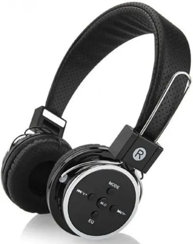 Fone de Ouvido Sem Fio Bluetooth e SD B-05 - Preto Novo Loja Coimbra Computadores