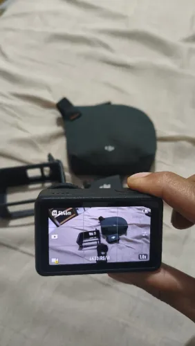 Câmera Osmo action 5 pro, microfone dji mini
