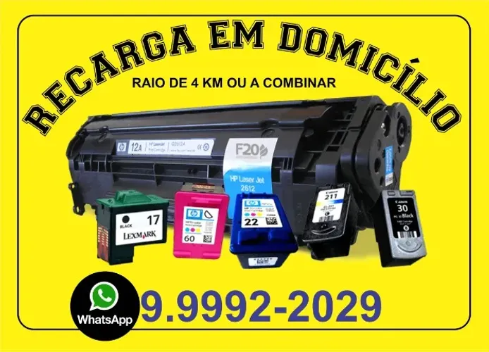 recarga e venda de cartuchos