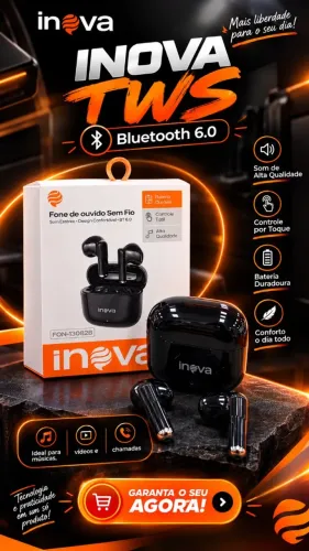 Fone Inova TWS Bluetooth