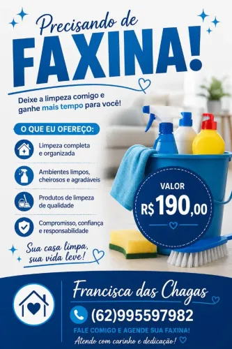 Pego faxina