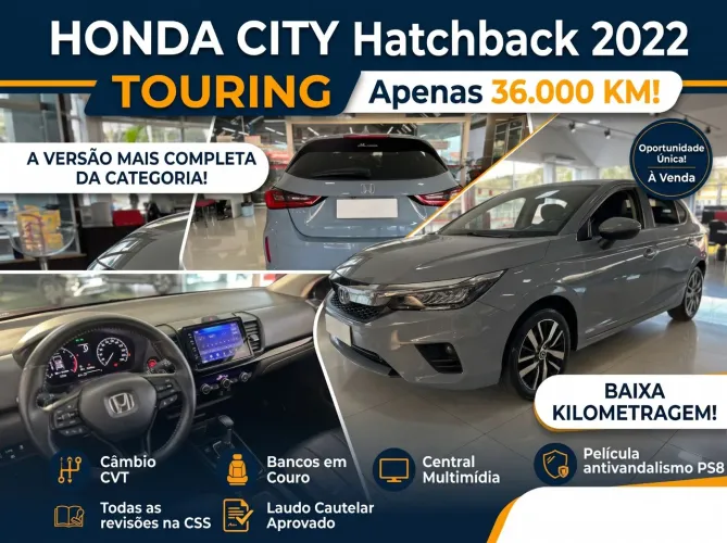 Honda City Hatchback Touring 1.5 Flex 16V Aut. 2022