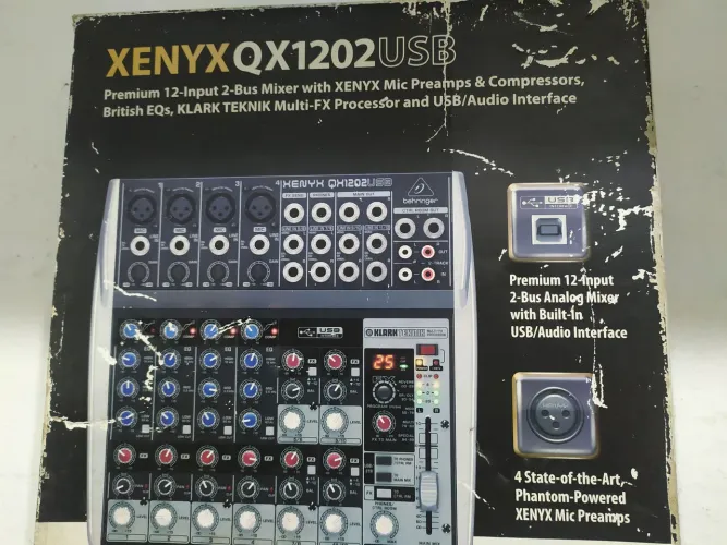 Mesa de som xenyx 1202