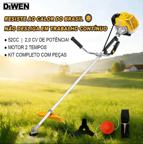 Roçadeira Profissional a gasolina 52cc