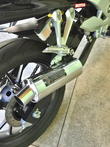 Escapamento Fortuna Mini Turbo + abafador cb300f