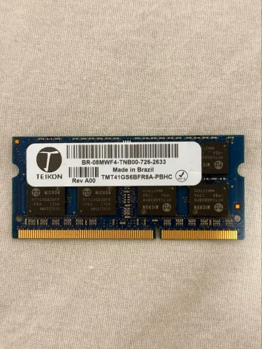 Memória RAM Teikon 8GB DDR3L 1600MHz para Notebook - PC3L-12800S