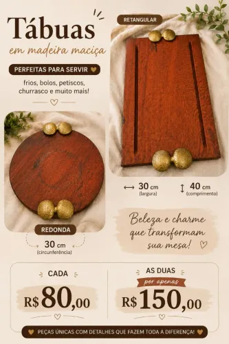 Tábuas de madeira