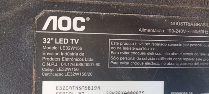 Tv as o 32 tela boa .a principal rui