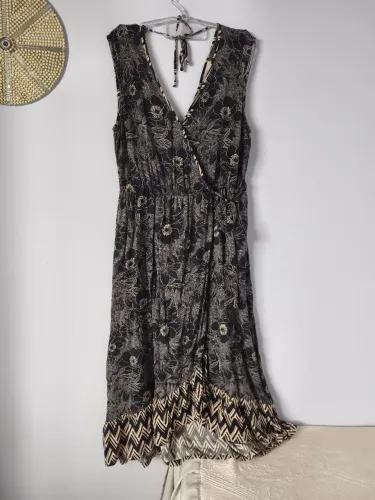 Vestido de viscose Tam GG