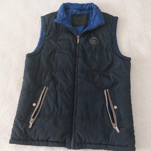colete masculino azul marinho