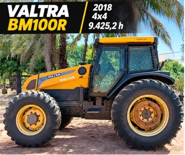 Trator Valtra BM100R 2018 4x4 - 9.425 Horas