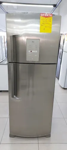 (((12X199,00))) 441LTS 110V FROST FREE AÇO INOX GELADEIRA DUPLEX BRASTEMP EM ÓTIMO ESTADO