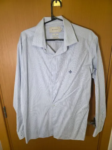 Camisa Dudalina - azul - Tamanho 4 slim