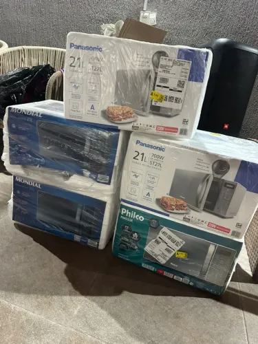Lote Fornos Micro-ondas 21L ? Panasonic / Mondial / Philco / Novos
