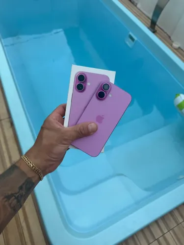 iPhone 16 128g rose impecável