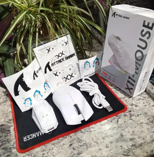 Mouse Gamer Attack Shark X11 Sem Fio HOJE